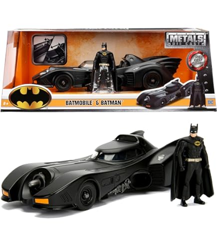 Batmobile Batman Giocattolo Batmobile Di Batman Serie Animata Jada Toys - Auto Giocattolo In Metallo Pressofuso, Scala 1:24, Lunghezza 9.5 Pollici Lego Batmobile - Foto 7
