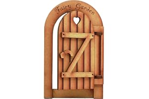 ALCHEMY ENGRAVING LIMITED Opening Fairy Garden Fairy Door. 3D Self-Assembly Wooden Fairy Garden Gate Craft Kit, with Working Hinges!…