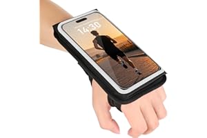 Guzack Handytasche Joggen Sportarmband Handy Handgelenktasche 6,9" Handyhalterung Laufen Arm für iPhone 17 16 15 14 Pro Max/Samsung A56/A55/S25/S24 Running Armband Phone Holde Jogging Zubehör