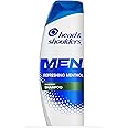Head & Shoulders and Shampoo for Men, Men Advanced Series Refreshing Menthol Anti-Dandruff Shampoo, 12.8 fl oz, Pack of 6