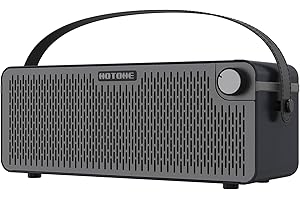 Hotone Gitarrenverstärker Bluetooth Multifunktionaler Touchscreen Gitarre Bass IR Gehäuse mit Multi FX Stereo Mobile APP Pulze (Schwarz)