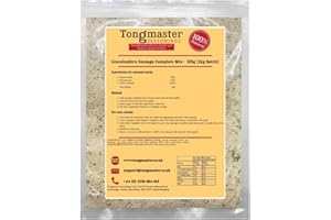 TONGMASTER Lincolnshire Sausage Complete Dry Spice Mix - 100g (1kg Batch) Just add Meat, Water to make your own sausages.