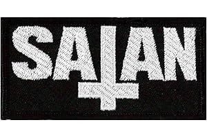KLICNOW Satan Embroidered Patch 9cm x 4.5cm (3 1/2" x 1 3/4")