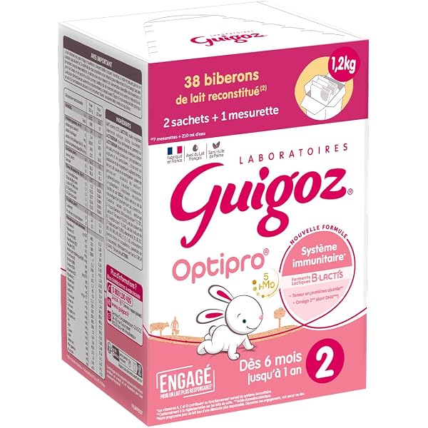 Lait Croissance Guigoz Optipro Junior 900g - Dès 18 Mois - Lot De 3