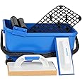 Professional Tiler Tool Set Tiling Kit Grout Sponge Float Bucket Rollers Kubala