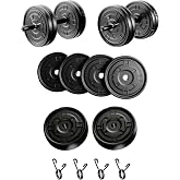 Moccastyle 22 Kg Halter Set Ve Dambıl Set Ağırlık Fitness