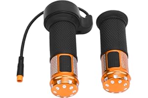 Focket Manopola acceleratore elettrica, manubrio per scooter elettrico con giunto impermeabile, acceleratore universale di ricambio per bici elettrica per SmartGyro, KuKirin (GOLD)