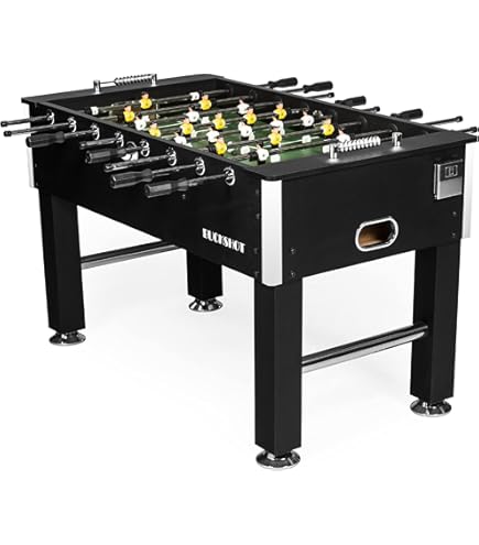 Tischfußball mit Teleskopstangen für 2–4 Spieler Tischfußball mit Teleskopstangen für 2–4 Spieler