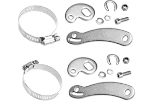 Bamyli 2 Sets Torque Arm for Ebike, Ebike Torque Arm Protective Accessories, Torque Arm Conversion Kit Electric Bicycle Torque Arm Protective Accessories for E-Bike Front or Rear Hub Motors