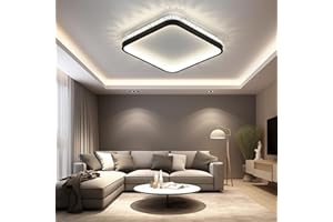 OTREN Plafoniera LED Soffitto, 36W 3600LM Lampadario Led Soffitto Moderna, Lampada LED Soffitto Bianco Neutro 4000K per Camera da Letto, Soggiorno, Cucina, Bagno, Ufficio, Ø30CM