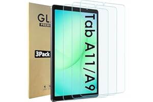 Bigqin 3 Pack Screen Protector Compatible with Samsung Galaxy Tab A11 2025 /A9 8.7" SM-X110/X115, Tempered Glass Film HD Clear Scratch-Resistant, Support Pencil, 9H Protector with Install Tools