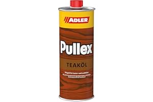 Huile pour teck Pullex ADLER - couleur: Teck/Brun 250 ml - huile pour bois pour l'intérieur et l'extérieur