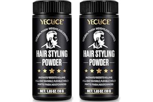 YIJIAXINGZHOU 2 Pack Haarpuder für Männer 30g | Haarstyling Puder | Mattierend & Starker Halt | Natürliches Volumen & Lift | Fettfrei & Leicht | Einfache Anwendung & Langanhaltend