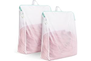 OTraki Bolsas para Lavadora con Asas 50 x 60cm 2PCS Bolsa para Ropa Sucia Reutilizable Bolsa para la Colada Grande con Cremallera para Ropa Delicada, Dormitorios Universitarios y Apartamentos