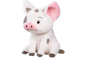 Disney Store Peluche Pua, Vaiana, 30 cm / 12", fabriqué en Tissu Doux avec des détails brodés, Convient à Tous Les âges.