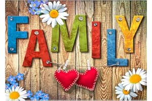 DEMIAWAKINGUK Family 5D DIY Diamond Painting Fiori Kit Completo Pittura Diamante 5D Fai da Te Completo Pittura Mosaico 5D Decorazione da Parete 40x30cm