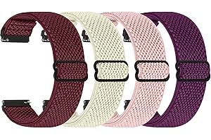 WNIPH 20mm Watch Straps for Garmin Forerunner 55/165/245/245 Music/Garmin Vivoactive 6/5/Garmin Venu/Venu 2 Plus Strap, 20mm Quick Release Watch Strap for Amazfit Active 2/Polar Ignite 3/lgnite 2