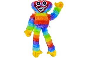 GEWDW Poppy Playtime Huggy Wuggy Bambole di Peluche,40 cm,Gioco Periferico Cartoon Toys（Rainbow）