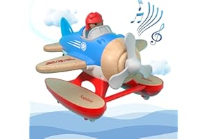 ‎WANBORNS Spielzeug Flugzeug für Kinder, Wasserflugzeug Spielzeug Kleinkind Flugzeuge Spielzeug mit Sound und Licht, Schwimmerflugzeug Spielzeug als Geburtstagsgeschenk für 18M+, 2 3 4 5 Jahre alten Jungen