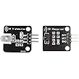 HALJIA Digital 38KHz Infrared IR Receiver Sensor Module with Transmitter Module Kit Set Compatible with Arduino