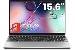jumper 15.6 inch Laptop with Office 365, HD Display Laptops, 4GB RAM 128GB Storage, 5205U Processor, 38Wh Battery, USB3.0, Portable Laptops for Business, School, and Work, Keyboard Film UK.