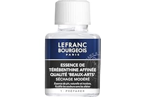 ‎LEFRANC BOURGEOIS Lefranc & Bourgeois Malmittel, gereinigtes Terpentinöl für Ölfarben in 75 ml Flasche