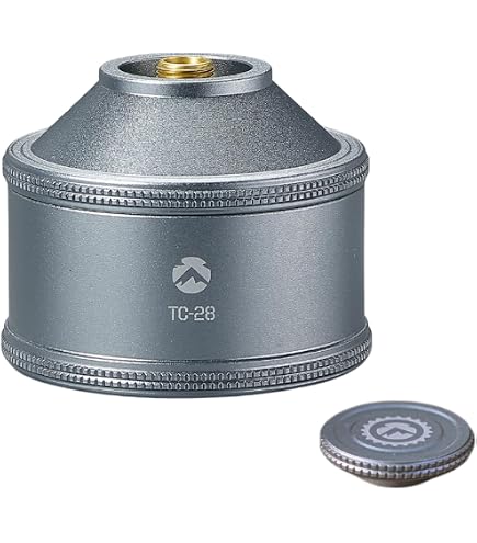 Campingmoon T-1D Lanterne à Gaz Avec Valve Lindal EN417 - Ambiance Bougie Pour Vos Soirées En Plein Air
