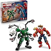 LEGO Marvel Robot Savaşı: &Ouml;r&uuml;mcek Adam, Doktor Oktopus&rsquo;a Karşı 76338-6 Yaş ve &Uuml;zeri &Ccedil;ocuklar i&ccedil;in &Ouml;r&uuml;mcek Adam ve Ghost Rider