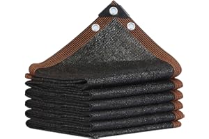 BNDDUP Filet D'Ombrage, Filet Protection Solaire avec œillets Blocage des UV Noir 80% Voiles D'ombrage 3x5M Toile d'ombrage pour Exterieur/Patio/Balcon/Pergola/Serre/Jardin/Potager