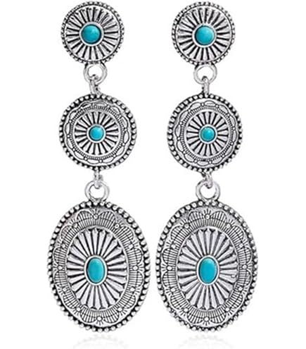 LOKILOKI Orecchini Pendenti Lunghi Verde Cristallo A Goccia - Con Ago In Argento 925, Lusso Vintage Per Donna