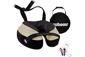 ‎CABEAU Cabeau Evolution TNE S3 Reisekissen - Nackenkissen für unterwegs - Memory-Foam-Flugzeugkissen - Nackenkissen mit Befestigungsriemen - Unterstützung für Reisen, Zuhause, Büro und Gaming (Cairo)