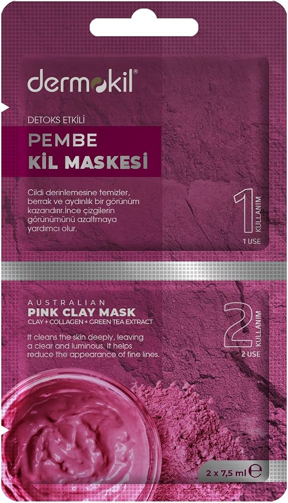 Dermokil Detoks Etkili Pembe Kil Maskesi 2x 7.5 ml