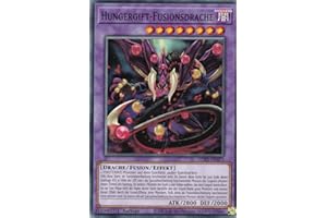 TCG LDS3-DE073 - Hungergift-Fusionsdrache - Common - Deutsch - 1. Auflage - im Set mit Ultrapro Toploader - Yugioh