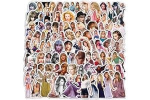 FRESHOER 100pcs Stickers Taylor Small Stickers Decorative Masking Stickers for Personalize Laptop Scrapbook Daily Planner
