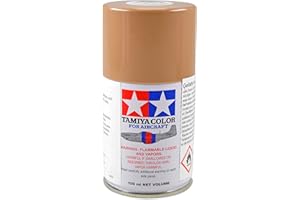 TAMIYA 86515 AS-15 Light Brown Matt (TAN) (USAF) 100 ml - Spray Paint for Plastic Model Making, Especially for Aircraft Models, Model Making and Craft Accessories,75 Milliliters