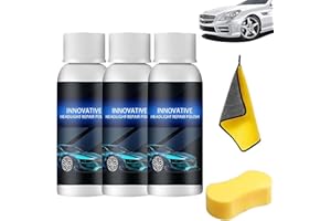 GIENSLRU Powerful Advance Headlight Repair Agent, Car Headlight Repair Fluid, Lenspro Headlight Repair Polish, Innovative Headlight Repair Polish, Car Headlight Restoration Kit (50ML, 3Pcs)