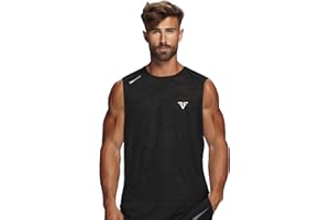 FREE FIT UNLIMITED Camiseta sin Mangas para Hombre - Deportiva y Tecnica para Crossfit, Running, Gimnasio - Camiseta Tirantes - Sleeveless tee