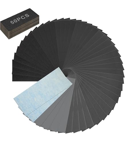 30 Pcs 2500 Grit Sandpaper Sheets - 9.3x23cm, Fine Grit For Smooth Finishing - View #9