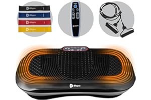 LifePro Waver Machine d'exercice à plaque vibrante – Plateforme de fitness vibrante pour tout le corps avec bandes de boucle – Équipement d'entraînement à domicile pour perdre du poids et tonifier