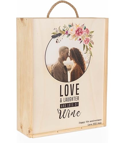 Regalo Para Padres Mayores Caja De Madera Personalizada Para