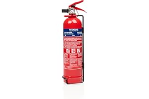 Smartwares Powder extinguisher - 1 kg - for ABC fires - Suitable for vehicles & homes - With mounting bracket - FEX-18117
