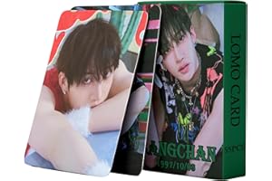 YUTO Cartoline fotografiche per bambini randagi, 55 pezzi, album fotografico per bambini randagi, regalo Kpop, carte Lomo, merch per ragazzi e ragazze (Bang Chan)