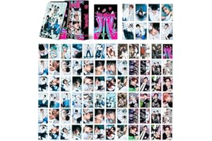 JXADVOK Stray-K Photocards, 1 Pack/55PCS Stray-K Lomo Cards SK New Album Postcards Cards Set SK Lomo Card Postcard Birthday Gift S-K Card for Fans