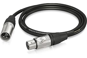Behringer GMC-150 Gold Performance Cable de micrófono de 1,5 m (5 pies) con conectores XLR