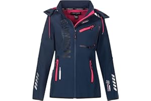 Geographical Norway da donna Giacca Softshell Giacca con cappuccio Giacca a vento Resistente Attività all'aria aperta Escursionismo Autunno Primavera Produzione BANS