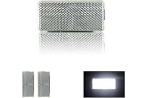 MGMSINYO Reflector 94X44mm Self Adhesive rectangle Safety Waterproof Stick on for driveway mailbox trailer