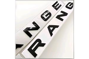 GENERIC Lettering Fits Range Rover Letters Badge, Replacement Lettering for Range Rover Rover Ranger Range (Glossy Black)