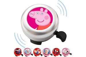 SIDESEA Accessori Bici Bambino, Campanello Bici Clacson Bici Cartone Animato Campanello Bicicletta con Suono Forte e Chiaro Bambino Bambina per Biciclette Bambini, Scooter, Bici Senza Pedali