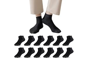 CAUDBLOR 6 par skarpet do sneakersów, krótkie skarpety męskie damskie, skarpety sportowe, półskarpety z 80% bawełny, rozmiar 37-41, 39-45