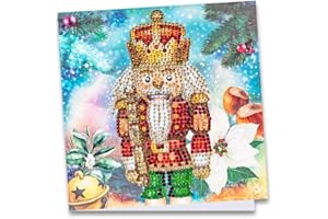 Ideen mit Herz Diamond-Painting-Grußkarte | Strass-Edition | 16 x 16 cm | 370 g/m² | inkl. Steine, Umschlag & Werkzeug (Nussknacker)